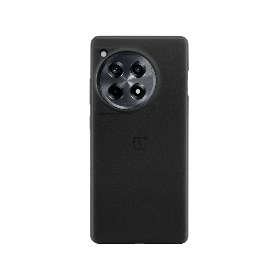 OnePlus 12R Sandstone Bumper Case Black