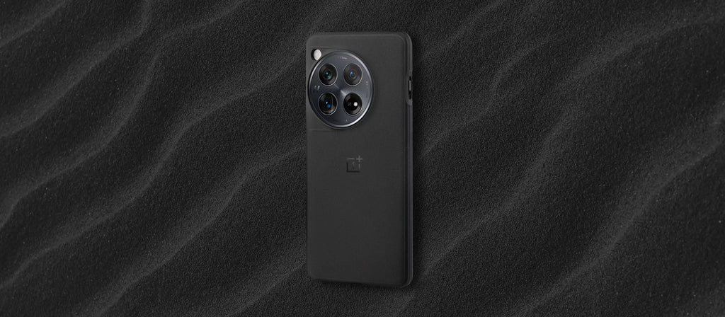 OnePlus 12 Sandstone Bumper Case Black